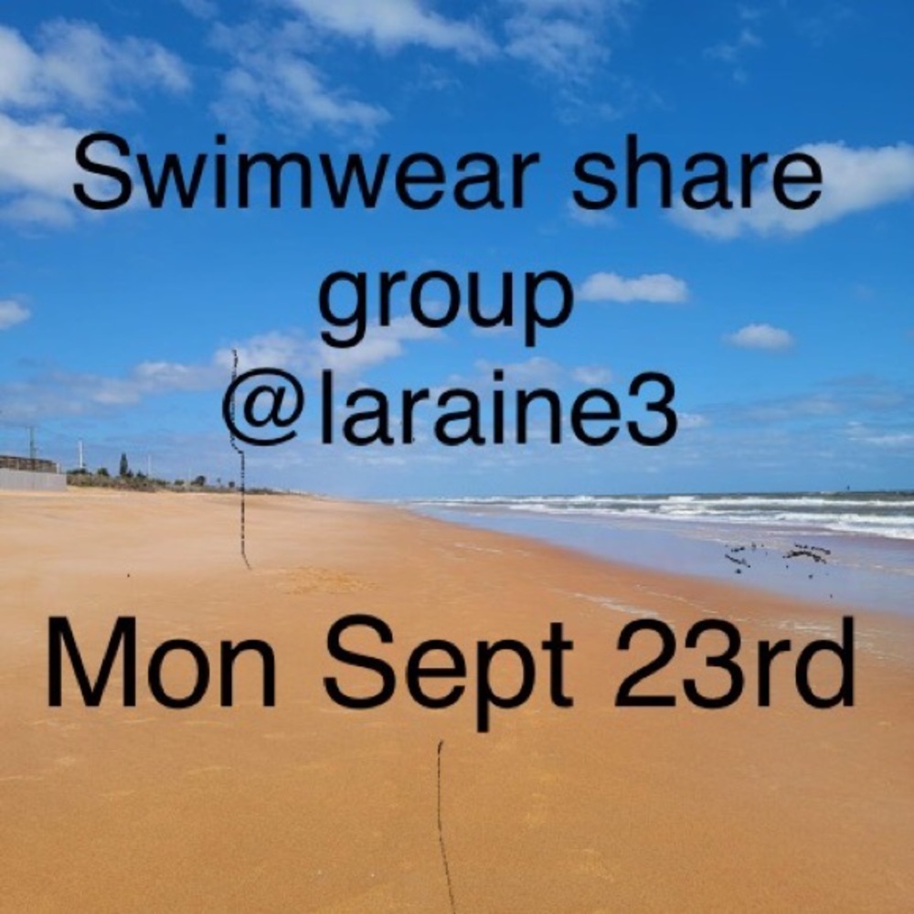 Closed Mon Sept 23rd  Swimwear group